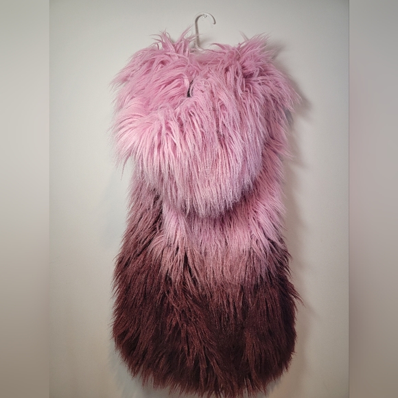 Spirit Hoods Pink Ombre Alpaca Vest - Picture 2 of 3